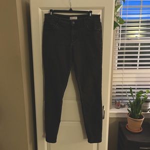 Curvy skinny black denim pants from LOFT, Size 8/29.